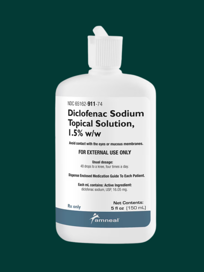Diclofenac 1.5% Solution 150ml/Month
