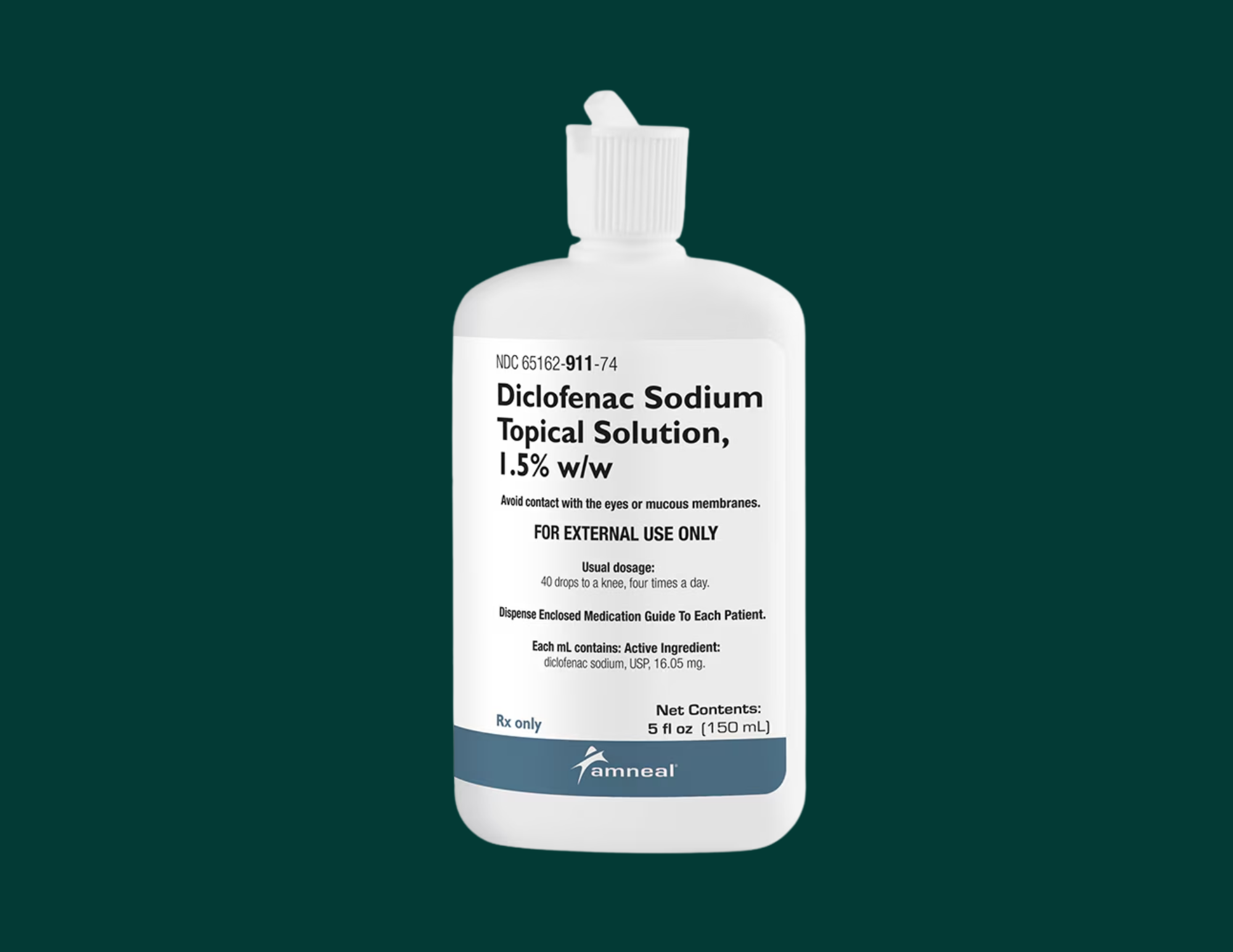 Diclofenac 1.5% Solution 150ml/Month